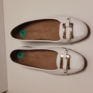 Aerosoles White Sherbert Flat 8M